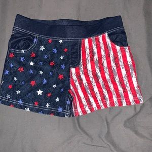 American flag shorts